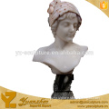 life size carved lady bust sculpture